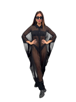 Sheer Pin Stripe